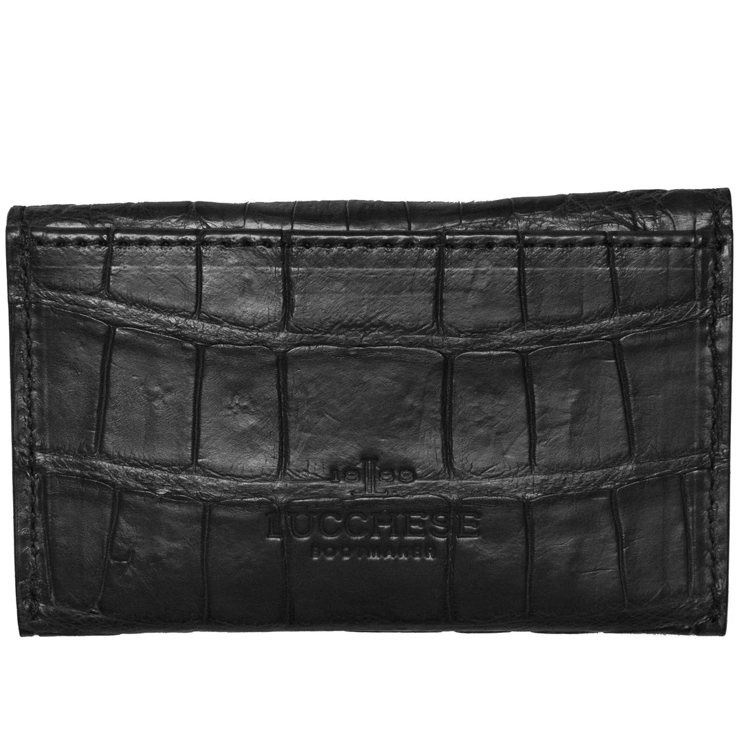 Cheap โจ Lucchese-inc Envelope Card Case โ Crocodile :: Black ๐ 4 Lucchese-inc Envelope Card Case โ Crocodile :: Black