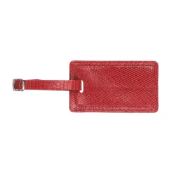 Lucchese-inc Exotic Luggage Tag :: Red