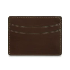 Lucchese-inc Wallets Credit Card Case – Calfskin :: Sienna