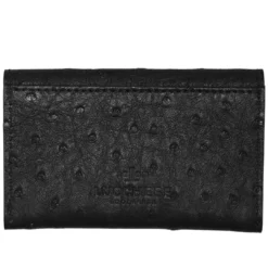 Lucchese-inc Wallets Envelope Card Case – Ostrich :: Black