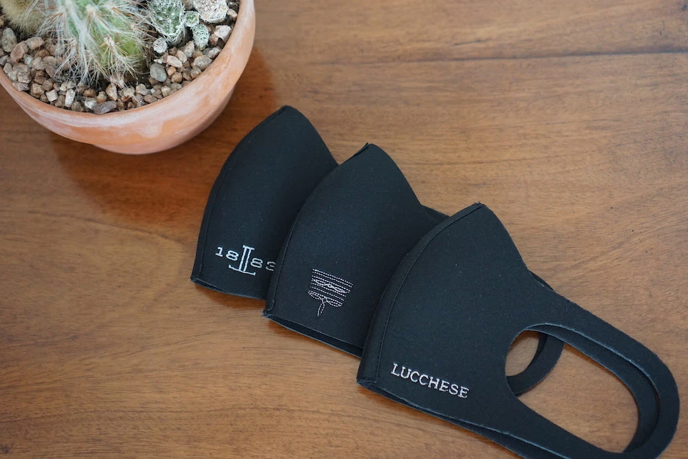 Lucchesse-inc Lucchese Face Mask :: Black 1883 Lucchesse-inc Lucchese Face Mask :: Black 1883