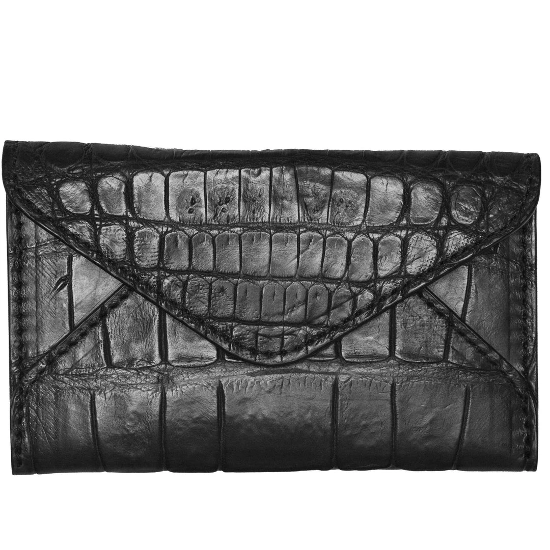 Cheap โจ Lucchese-inc Envelope Card Case โ Crocodile :: Black ๐ 3 Lucchese-inc Envelope Card Case โ Crocodile :: Black