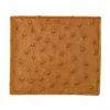 Lucchese-inc Hipster Wallet – Ostrich :: Cognac Wallets