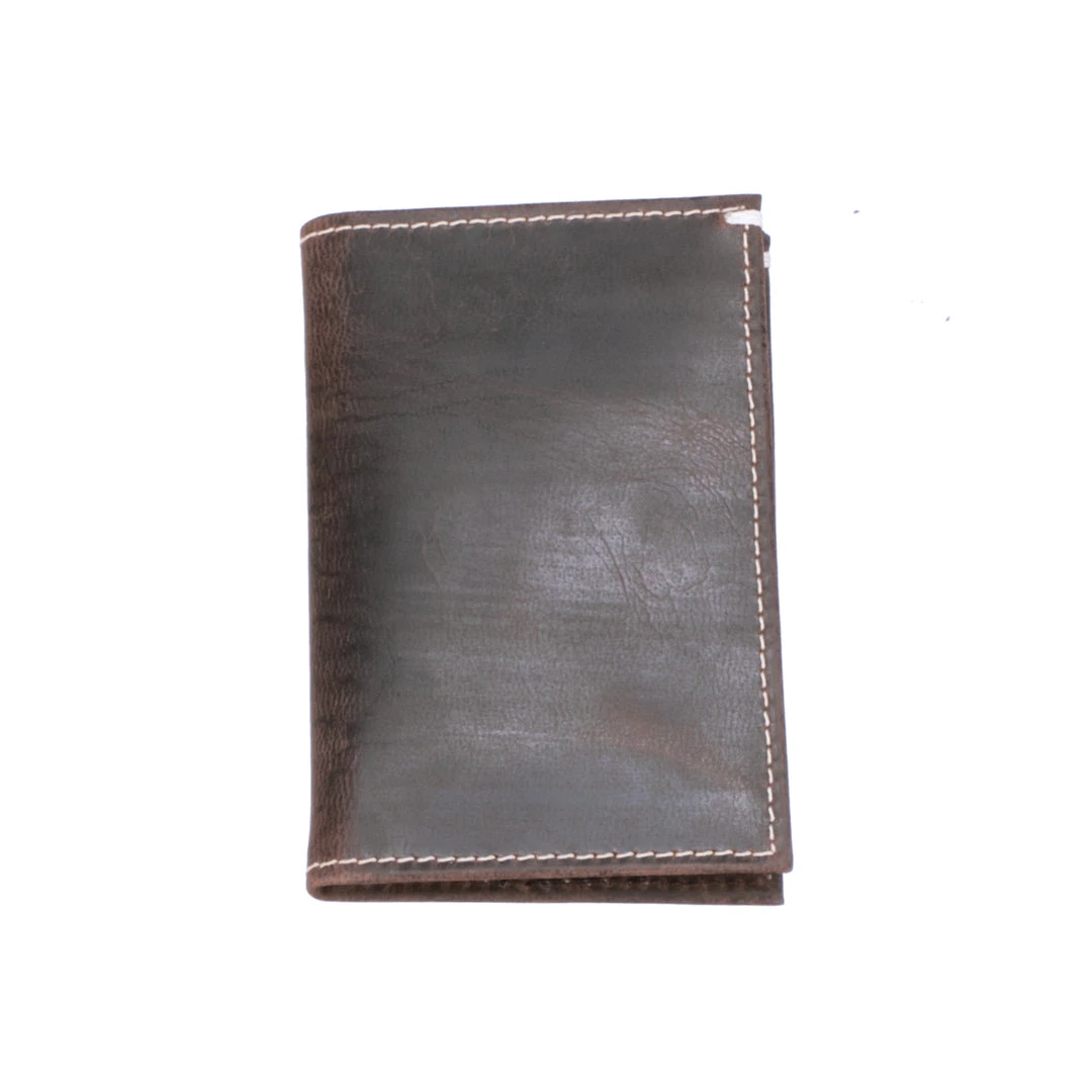 Lucchesse-inc Bifold Wallet - Mad Dog :: Chocolate Wallets Lucchesse-inc Bifold Wallet - Mad Dog :: Chocolate Wallets