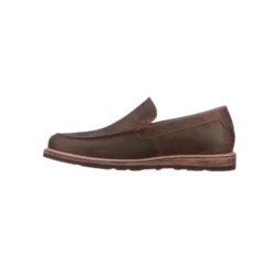 Lucchese-inc After-Ride Slip On Moccasin :: Chocolate SHOES