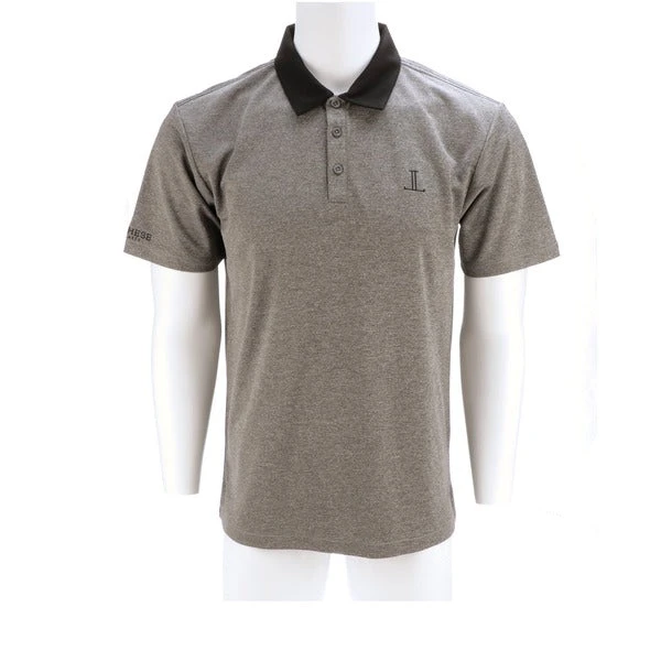 Lucchese-inc Mirrored L Polo :: Heather Charcoal Lucchese-inc Mirrored L Polo :: Heather Charcoal