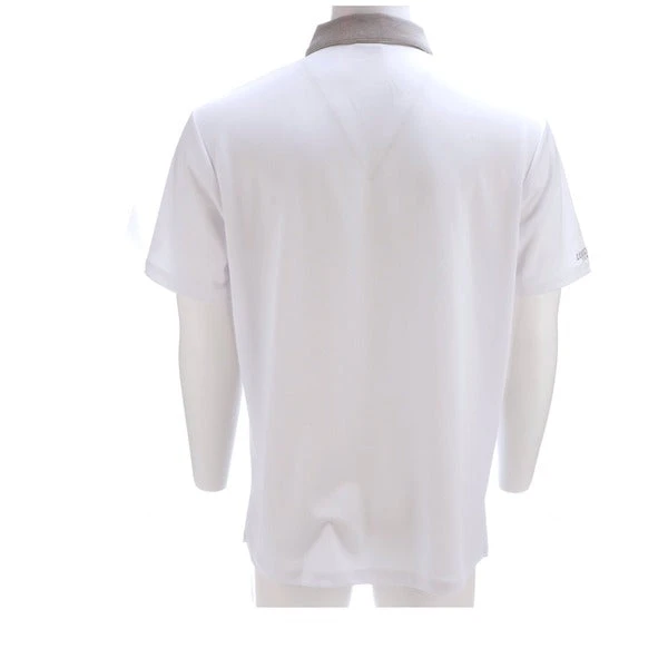 Lucchese-inc Mirrored L Polo :: White Lucchese-inc Mirrored L Polo :: White
