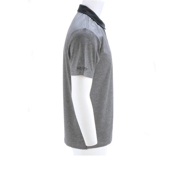 Lucchese-inc APPAREL Mirrored L Polo :: Heather Navy Lucchese-inc APPAREL Mirrored L Polo :: Heather Navy