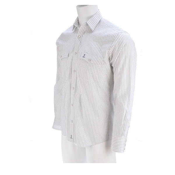 Lucchese-inc APPAREL El Paso :: White/Blue Stripe Lucchese-inc APPAREL El Paso :: White/Blue Stripe