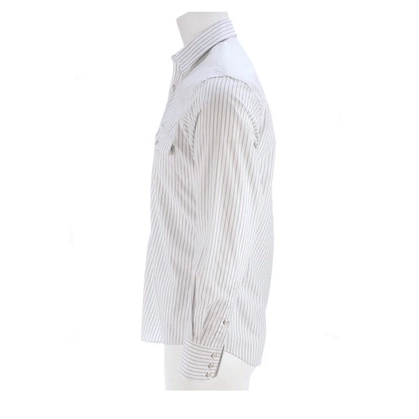 Lucchese-inc APPAREL El Paso :: White/Blue Stripe Lucchese-inc APPAREL El Paso :: White/Blue Stripe