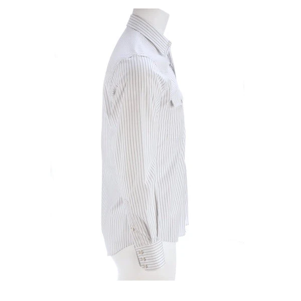 Lucchese-inc APPAREL El Paso :: White/Blue Stripe Lucchese-inc APPAREL El Paso :: White/Blue Stripe
