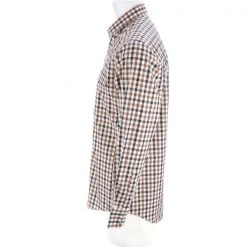 Lucchese-inc APPAREL El Paso :: White/Blue/Brown Large Check