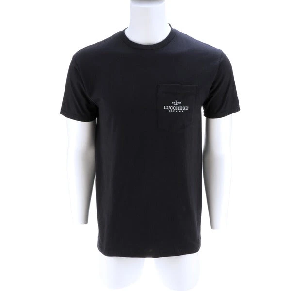 Lucchese-inc APPAREL Lucchese Logo T-Shirt :: Navy Pocket Lucchese-inc APPAREL Lucchese Logo T-Shirt :: Navy Pocket