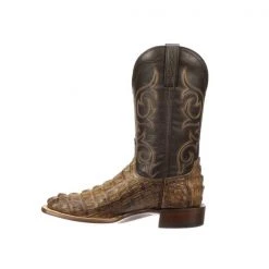 Lucchese-inc Haan :: Tan + Chocolate Boots