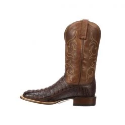 Lucchese-inc Haan :: Barrel Brown + Chocolate Boots