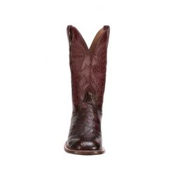 Lucchese-inc Bryan Exotic :: Black Cherry + Sangria