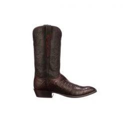 Lucchese-inc Cruz :: Black Cherry + Black