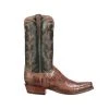 Lucchese-inc Tulip Exotic :: Mink + Green