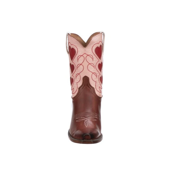 Lucchese-inc Queen Of Hearts :: Rust + Pink BOOTS Lucchese-inc Queen Of Hearts :: Rust + Pink BOOTS