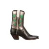 Lucchese-inc Queen Of Hearts :: Black + Pewter BOOTS