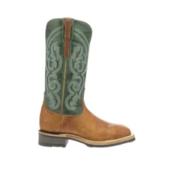 Lucchese-inc Ruth :: Cognac + Green BOOTS