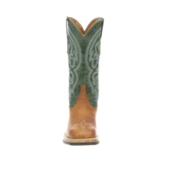 Lucchese-inc Ruth :: Cognac + Green BOOTS