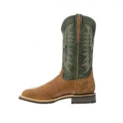 Lucchese-inc Rudy :: Cognac + Green Boots