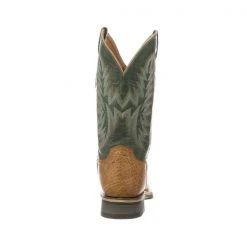 Lucchese-inc Rudy :: Cognac + Green Boots
