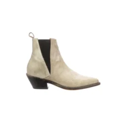 Lucchese-inc Ella :: Bone + Black BOOTS