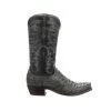 Lucchese-inc Hugo :: Anthracite Grey + Navy Boots
