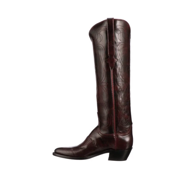 Lucchese-inc Saltillo Tall :: Black Cherry + Cognac BOOTS Lucchese-inc Saltillo Tall :: Black Cherry + Cognac BOOTS
