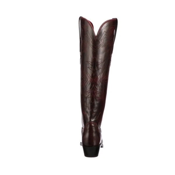 Lucchese-inc Saltillo Tall :: Black Cherry + Cognac BOOTS Lucchese-inc Saltillo Tall :: Black Cherry + Cognac BOOTS