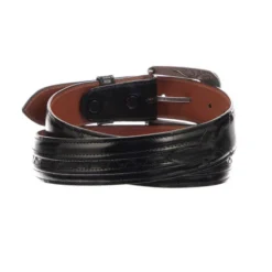 Lucchese-inc Belts Hobby Stitch Goat :: Black