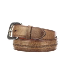 Lucchese-inc Hobby Stitch Mad Dog Goat :: Tan Belts