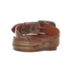 Lucchese-inc Hobby Stitch Mad Dog Goat :: Tan Belts