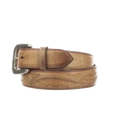 Lucchese-inc Seville Stitch Mad Dog Goat :: Tan Belts