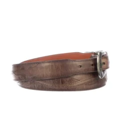 Lucchese-inc Seville Stitch Goat Tapered :: Tan Belts