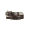 Lucchese-inc Smooth Goat Tapered :: Chocolate Belts