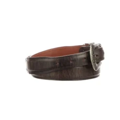 Lucchese-inc Smooth Goat Tapered :: Chocolate Belts