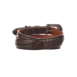 Lucchese-inc Belts Hobby Stitch Ranch Hand Tapered :: Tan