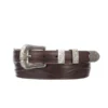 Lucchese-inc Seville Stitch Ranch Hand Tapered :: Tan Belts
