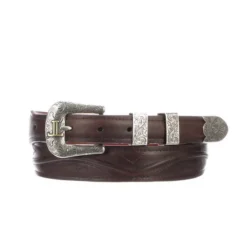 Lucchese-inc Seville Stitch Ranch Hand Tapered :: Tan Belts