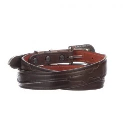 Lucchese-inc Seville Stitch Ranch Hand Tapered :: Tan Belts