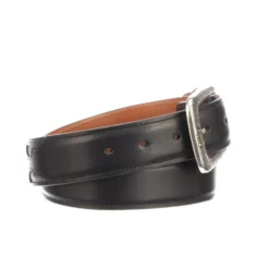 Lucchese-inc Belts Smooth Baby Buffalo :: Black