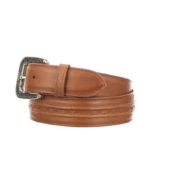 Lucchese-inc Hobby Stitch Baby Buffalo :: Cognac Belts