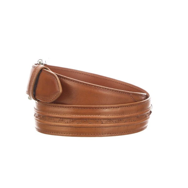 Lucchese-inc Hobby Stitch Baby Buffalo :: Cognac Belts Lucchese-inc Hobby Stitch Baby Buffalo :: Cognac Belts