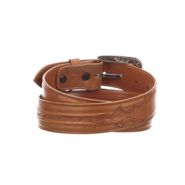 Lucchese-inc Hobby Stitch Baby Buffalo :: Cognac Belts Lucchese-inc Hobby Stitch Baby Buffalo :: Cognac Belts