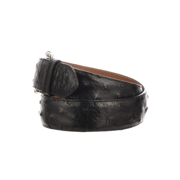 Lucchese-inc Full Quill Ostrich :: Black Belts Lucchese-inc Full Quill Ostrich :: Black Belts