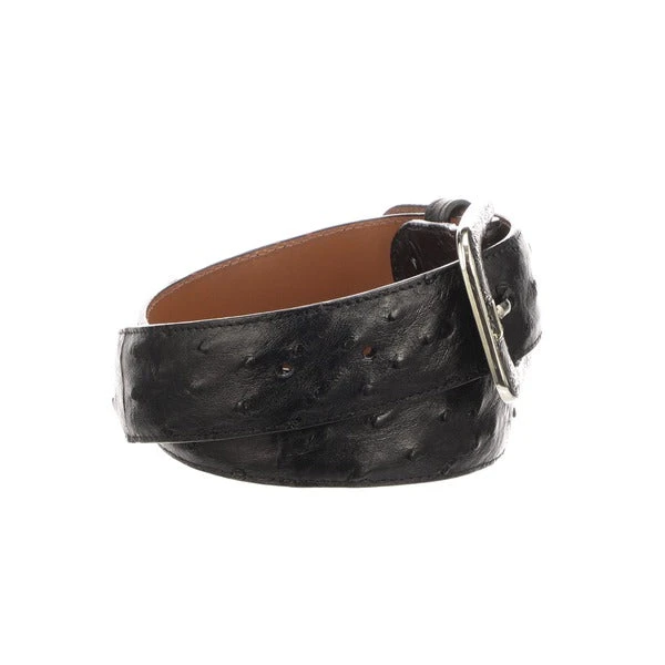 Lucchese-inc Full Quill Ostrich :: Black Belts Lucchese-inc Full Quill Ostrich :: Black Belts