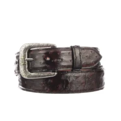 Lucchese-inc Full Quill Ostrich :: Black Cherry